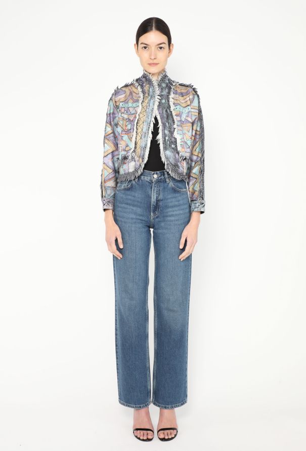Louis Vuitton Resort 2019 Frayed Denim Jacket - 4 Louis Vuitton Resort 2019 Frayed Denim Jacket - 4