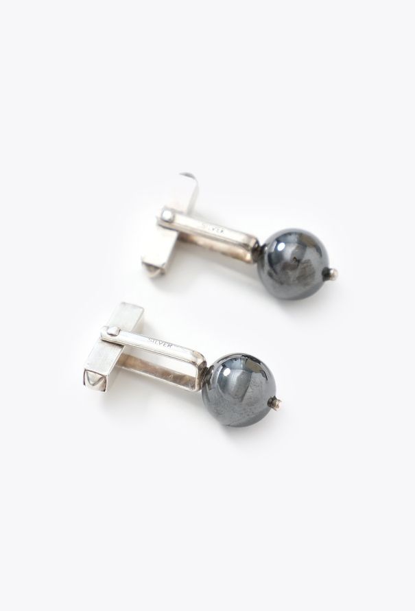 Gunmetal Silver Cufflinks - 2 Gunmetal Silver Cufflinks - 2
