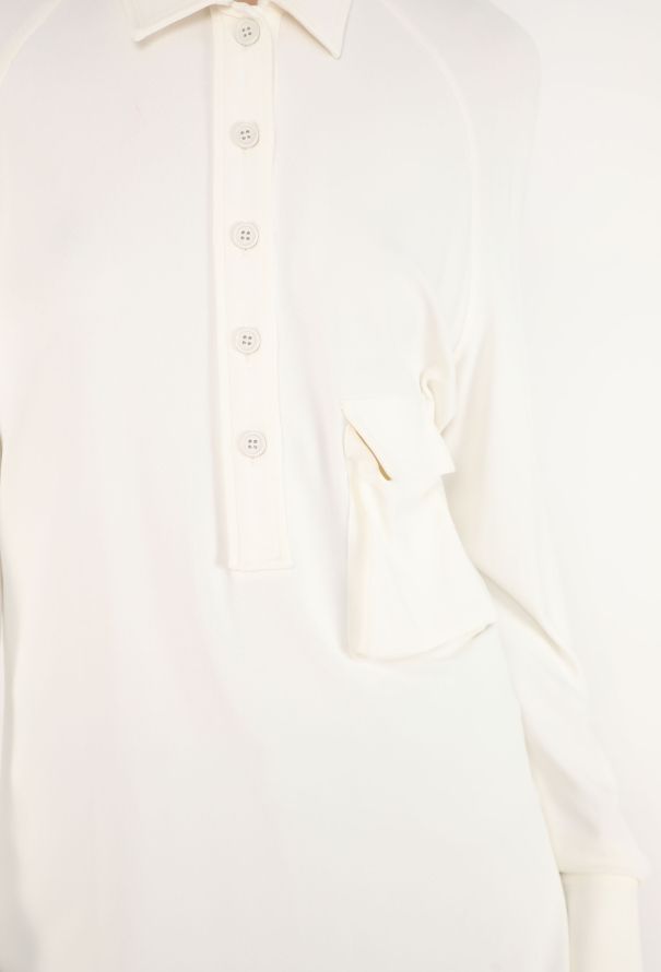 Bottega Veneta Patch Pocket Blouse, Spring 2020 - 4