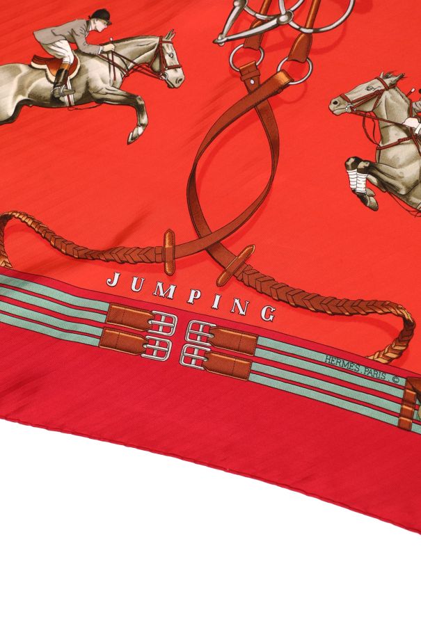 Hermès 1971 'Jumping' 90cm Silk Carré - 5