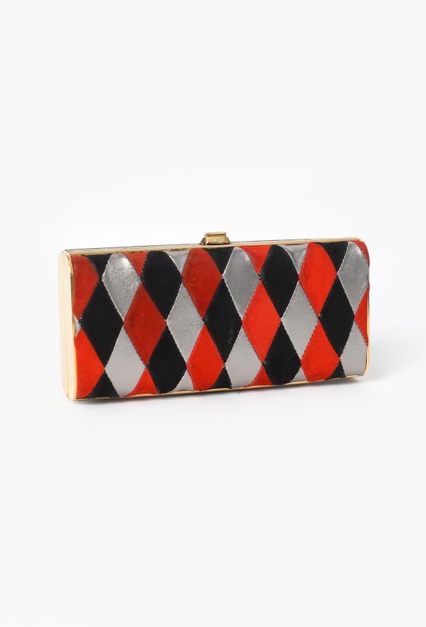 Miu Miu 2008 Harlequin Minaudière Clutch - 3