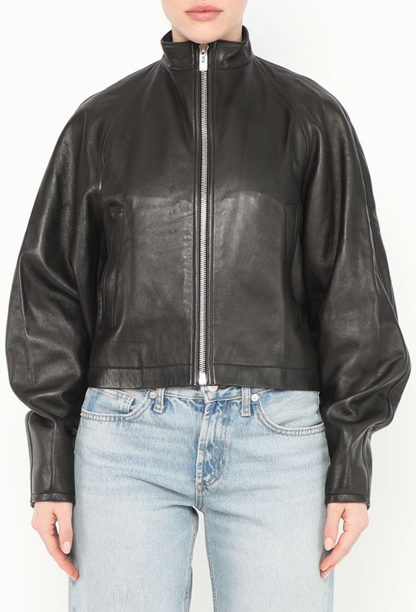 Alaïa 2024 Lambskin Bomber Jacket - 1