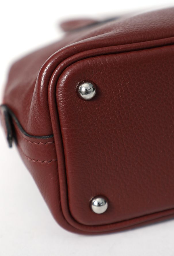 Hermès Bespoke Evercolor Mini Bolide 1923 Rouge H - 11