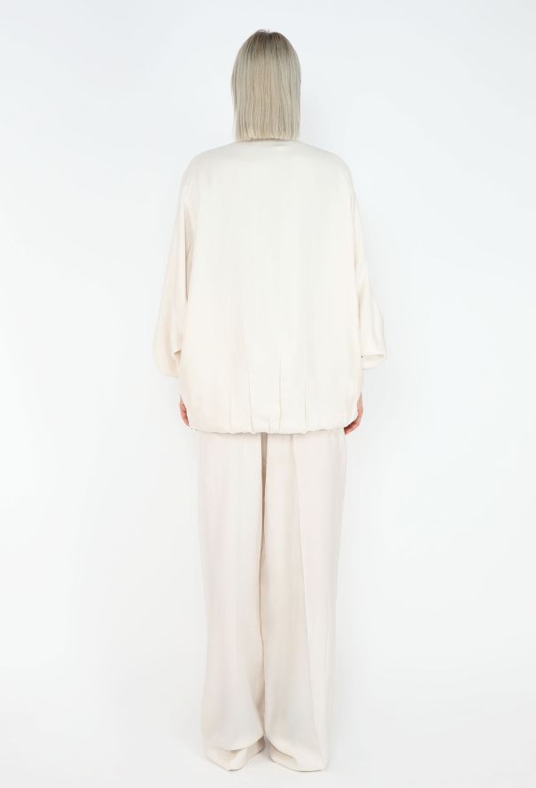 Prada 2023 Silk Oversized Track Ensemble - 8