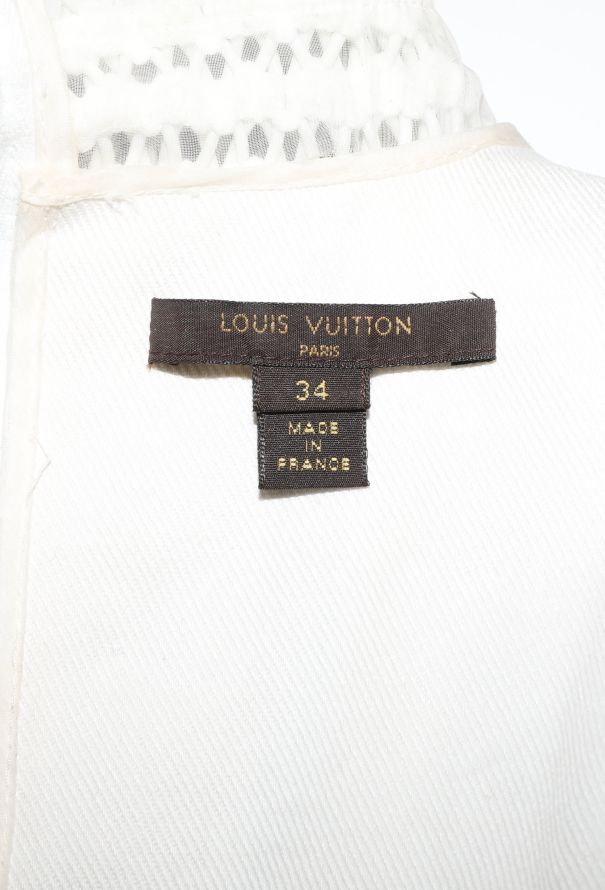 Louis Vuitton S/S 2015 Woven Eyelet Dress - 6 Louis Vuitton S/S 2015 Woven Eyelet Dress - 6