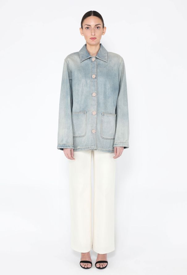 Chanel F/W 2024 Denim Rain Jacket - 3