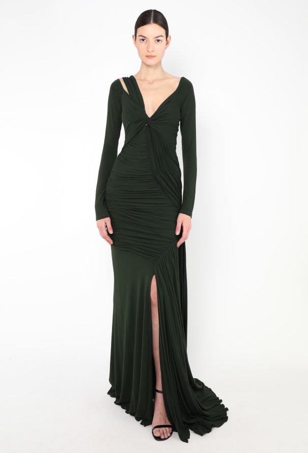 Donna Karan '90s Asymmetrical Gown - 1