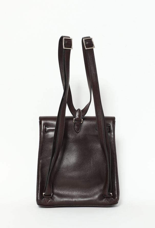 Miu Miu Vintage Leather Handbag 1990s Dark Brown Top -  Israel