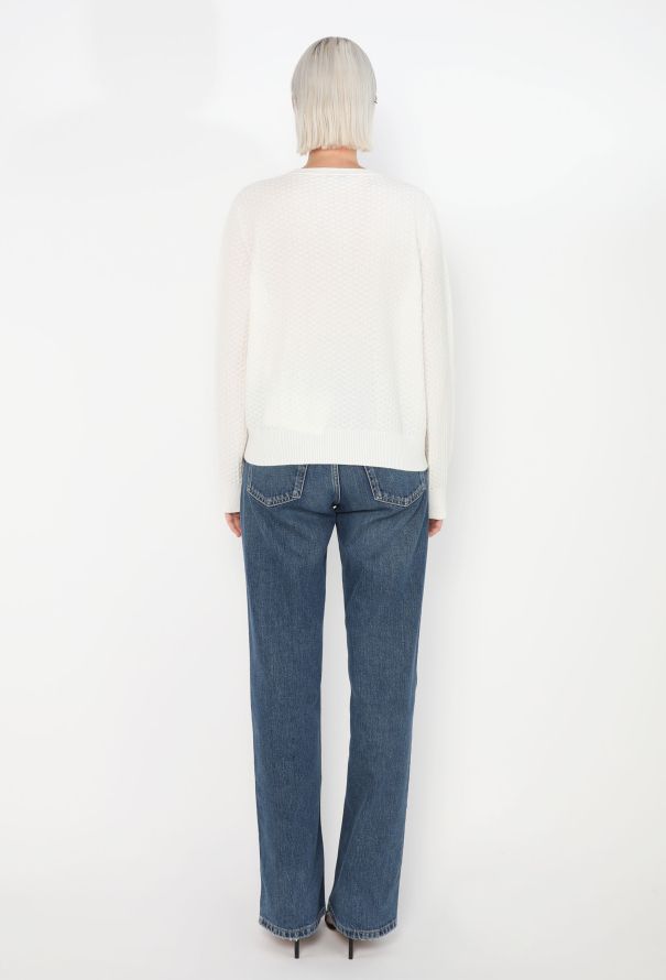 Chanel 2024 Textured Cashmere Sweater - 4 Chanel 2024 Textured Cashmere Sweater - 4