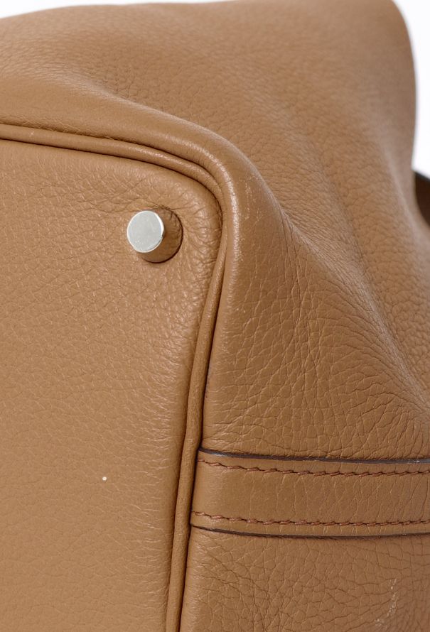 Hermès Tabac Camel Clémence Picotin 18 - 10 Hermès Tabac Camel Clémence Picotin 18 - 10