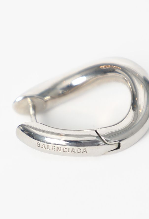 Balenciaga Contoured Hoop Earrings - 3