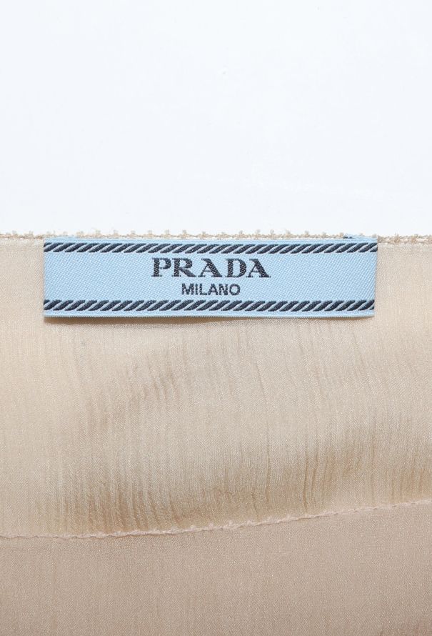 Prada Ruffled Chiffon Embellished Tunic - 6