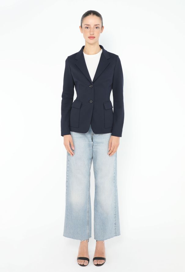 Prada Classic Cinched Crêpe Blazer - 2 Prada Classic Cinched Crêpe Blazer - 2