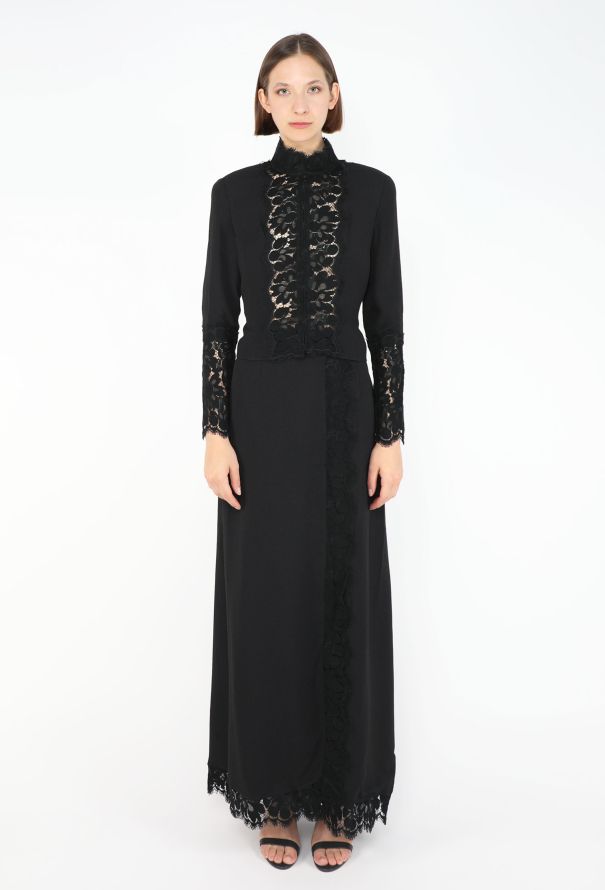 Lace Trim Evening Ensemble, F/W 1996 - Chlo | ReSee Lace Trim Evening Ensemble, F/W 1996 - Chlo | ReSee