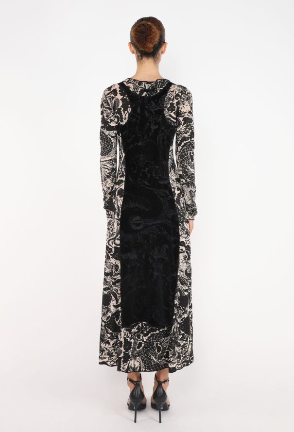 Jean Paul Gaultier Tattoo Layered Dress, Fall 1994 - 4