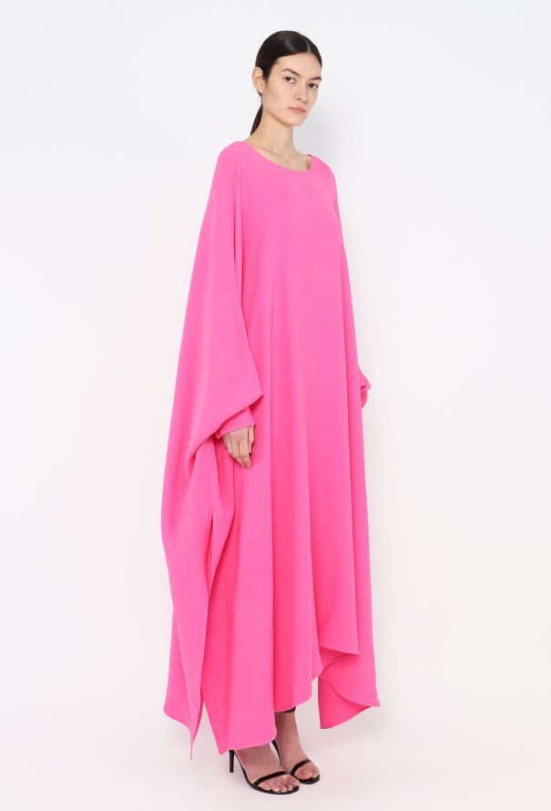 Valentino 2022 Asymmetrical Silk Kaftan - 3