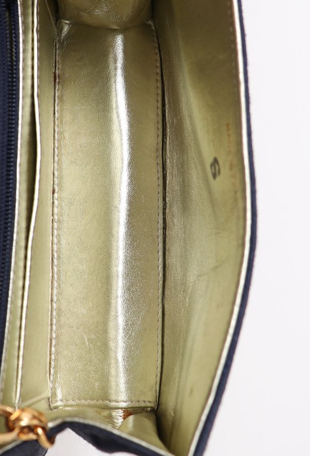 Chanel Vintage Quilted Pearl CC Flap Bag - 12