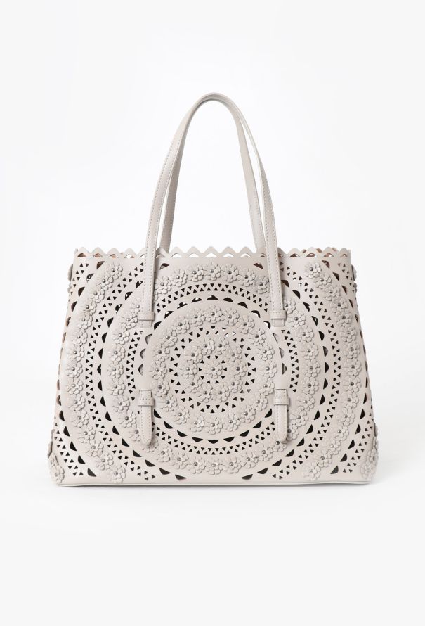 Alaïa Mina 32 Flower Tote Bag - 1