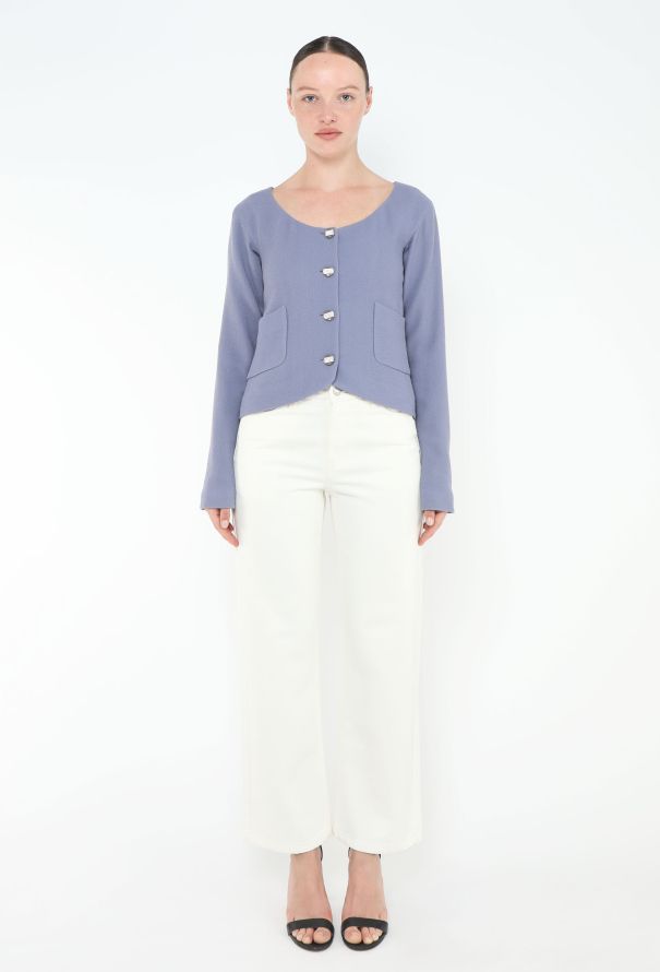 Chanel Resort 2012 Scoop-Neck Jacket - 3 Chanel Resort 2012 Scoop-Neck Jacket - 3