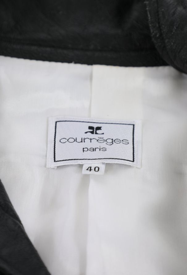 Courrèges '90s Mod Vinyl Jacket - 6