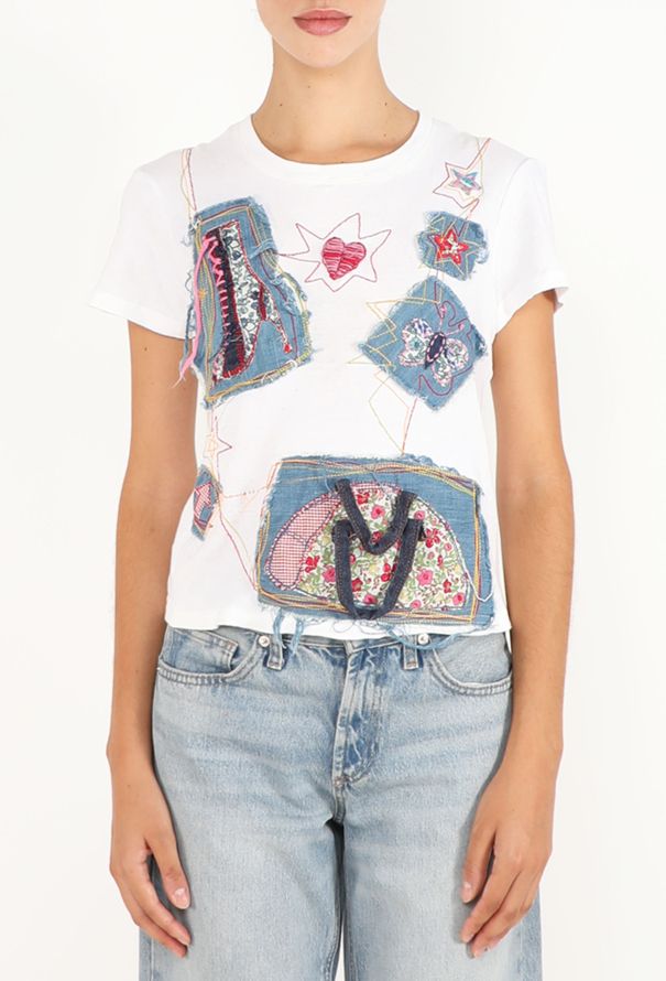 John Galliano Patchwork Denim T-Shirt, 2002 - 1