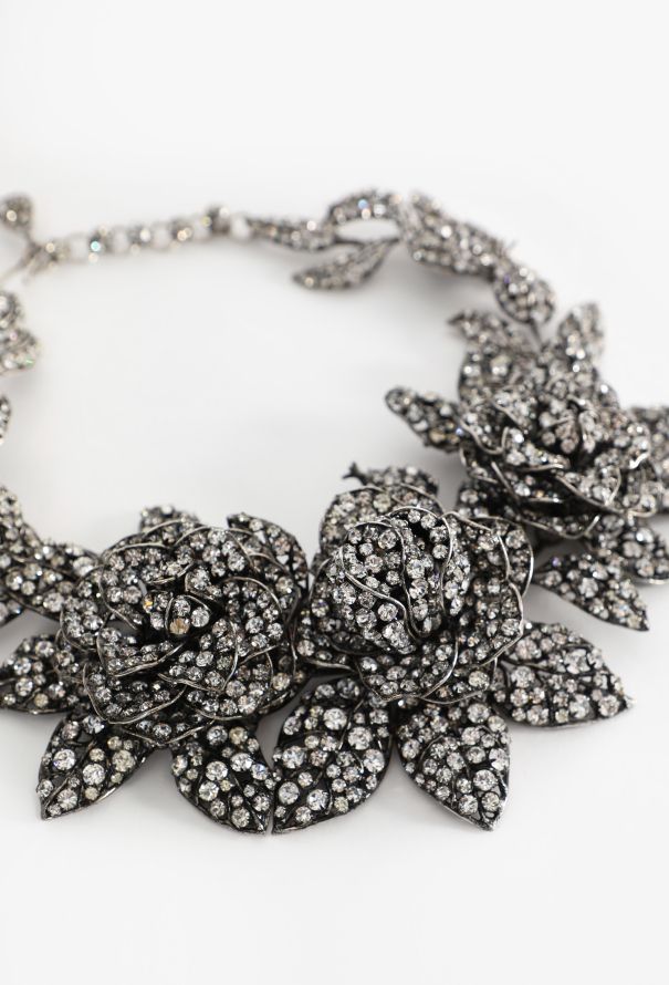 Iradj Moini Swarovski Rose Necklace, 1998 - 4