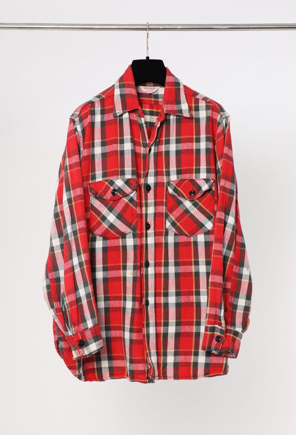 1960s Sanforized Flannel Shirt | Authentic & Vintage | ReSee