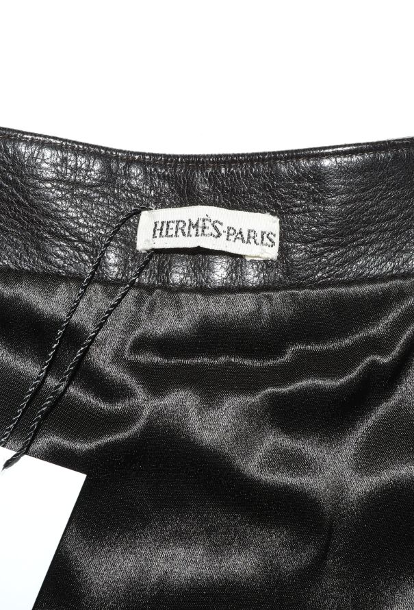 Margiela 1998 Stitched Leather Skirt - Hermès | Authentic Margiela 1998 Stitched Leather Skirt - Hermès | Authentic