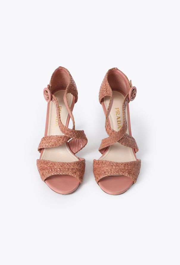 Prada 2011 Woven Leather Sandals - 3