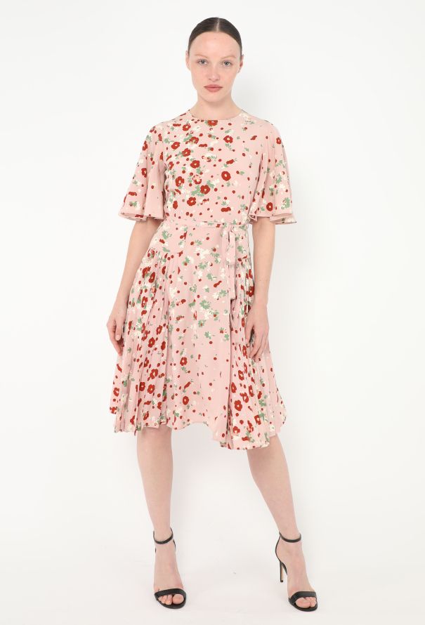 Valentino Pre-Fall 2017 Floral Belted Dress - 4