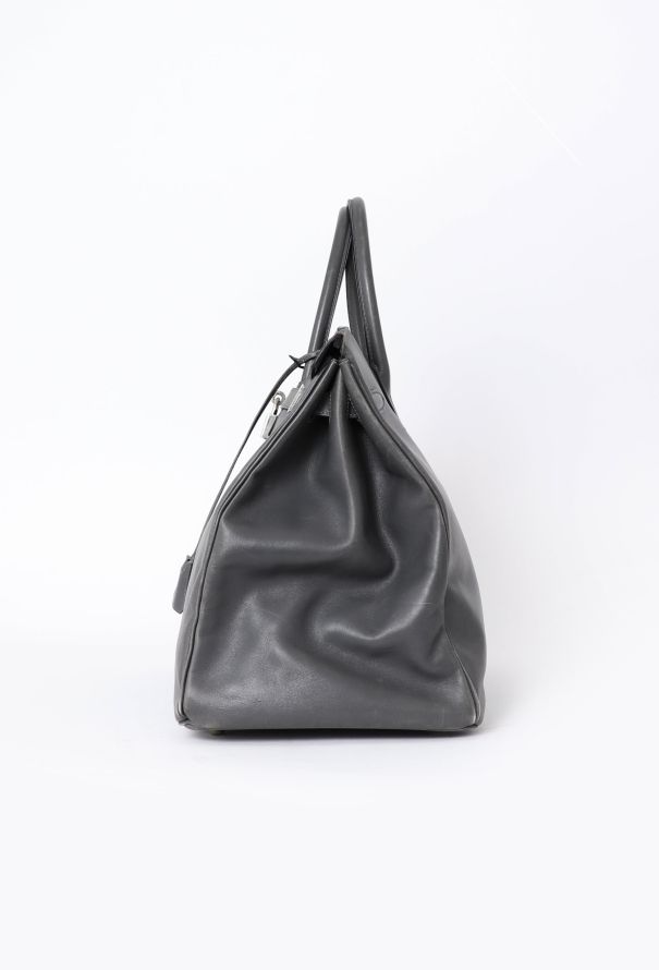 Hermès Dark Grey Box Birkin 40 - 6