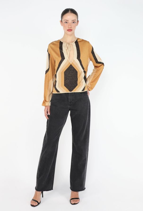 Gucci F/W 2000 Lurex Top - 3