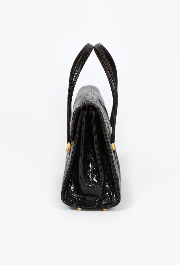 Gucci Vintage Crocodile Leather Bag - 3
