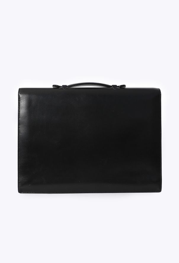 Hermès Vintage Black Box Quirus Briefcase - 4