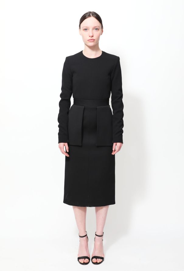 Céline 2013 Crêpe Smoking Dress - 3