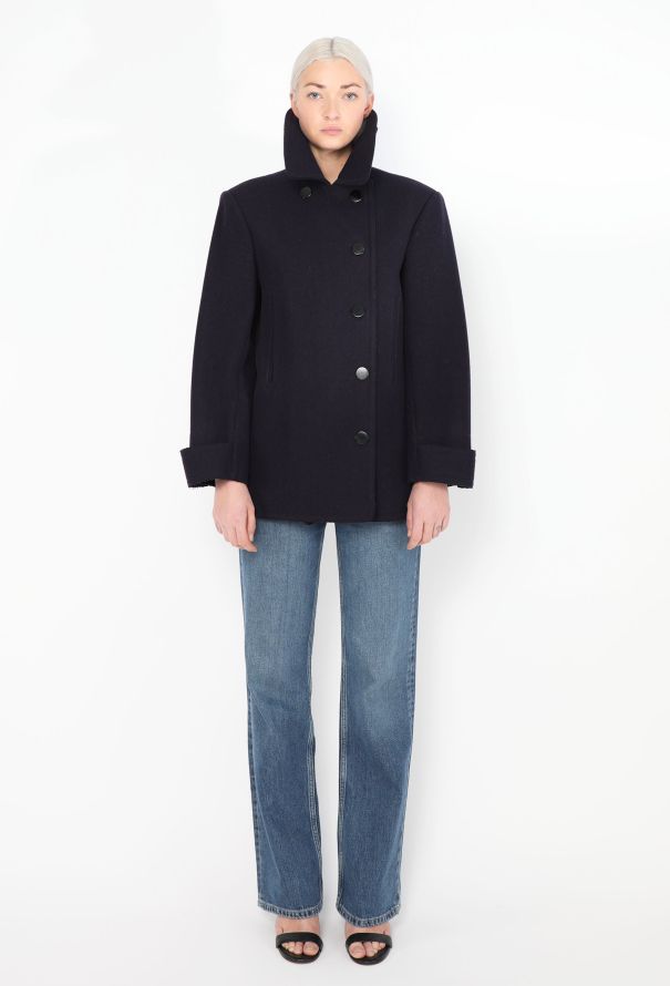 Céline F/W 2010 Felted Peacoat - 3