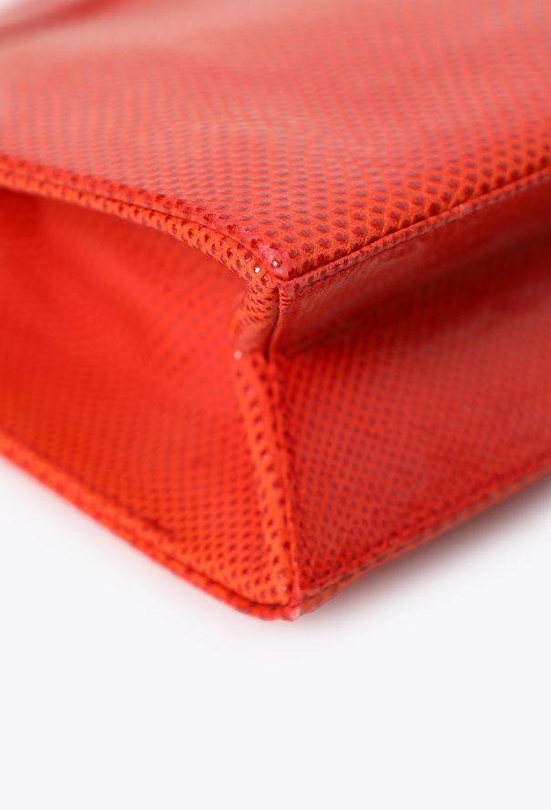 Saint Laurent Vintage Couture Lizard Clutch - 9