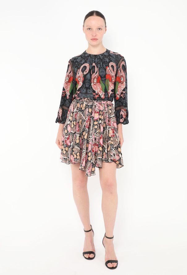 Louis Vuitton S/S 2015 Swan Printed Dress - 1
