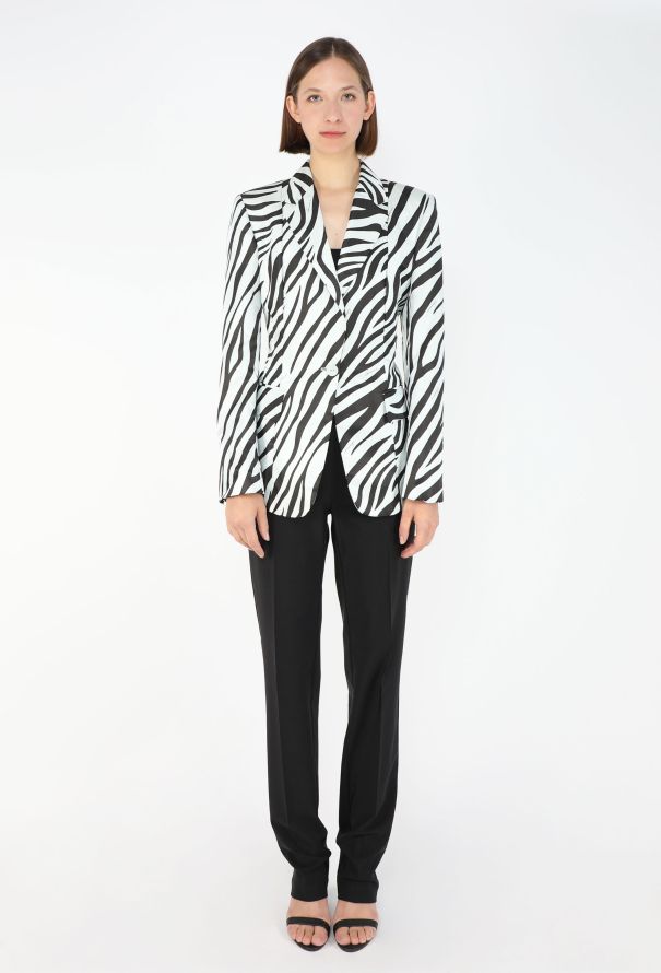 Gucci S/S 1996 Zebra Print Suit - 3