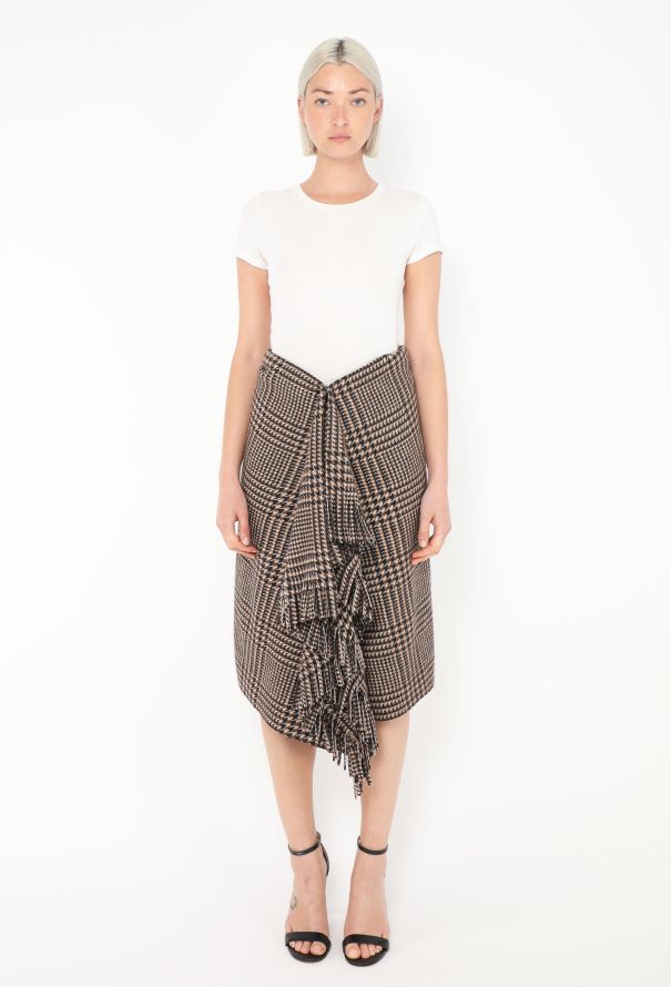 Balenciaga Pre-Fall 2018 Fringe Skirt - 1