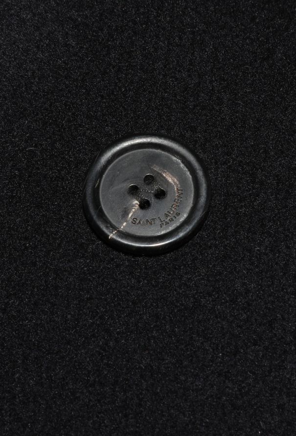 Saint Laurent F/W 2022 Oversized Chevron Peacoat - 8