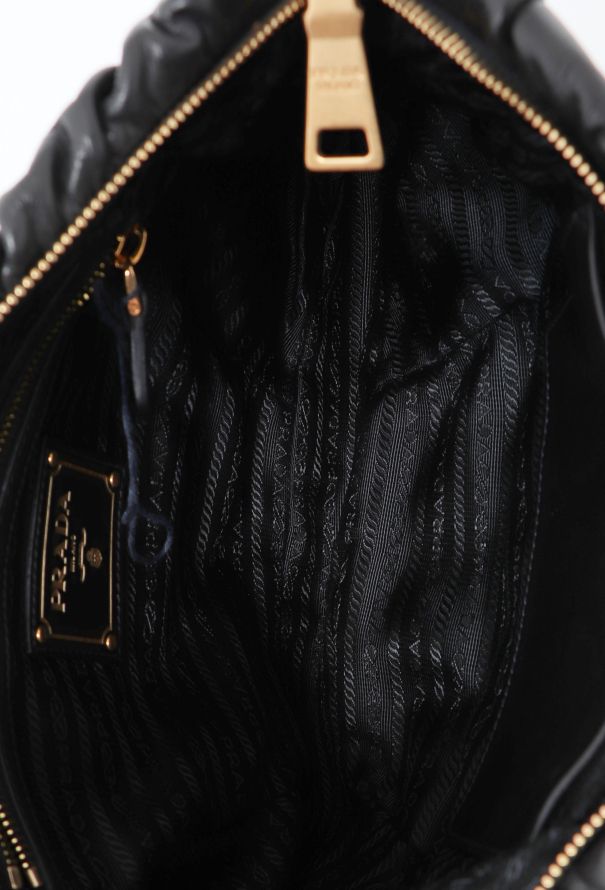 Prada Large Pleated Nappa Clutch - 13 Prada Large Pleated Nappa Clutch - 13