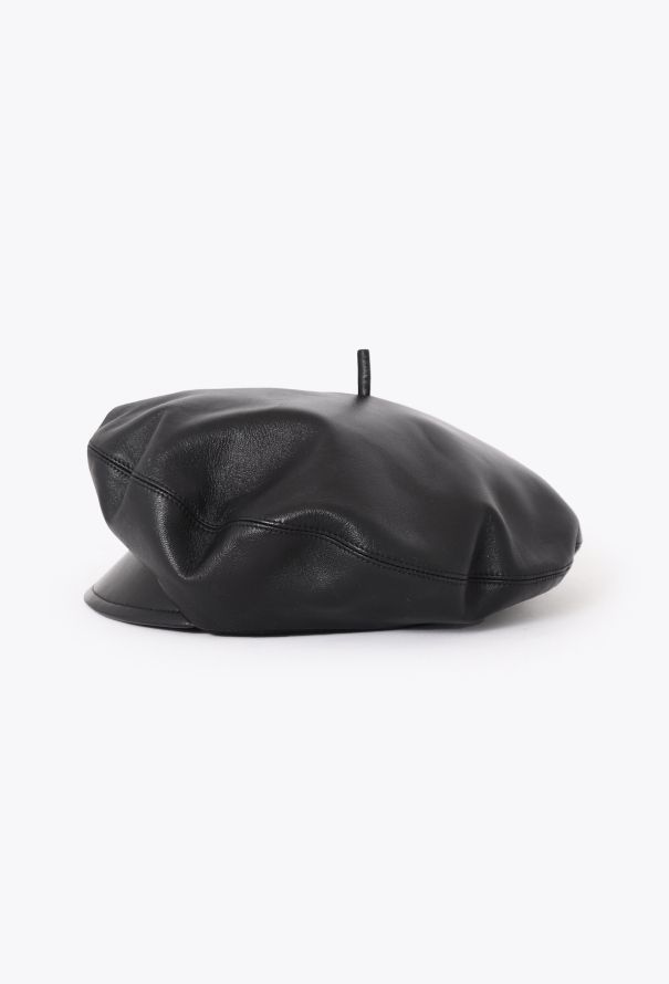 Dior F/W 2017 Lambskin Brimmed Beret - 3 Dior F/W 2017 Lambskin Brimmed Beret - 3