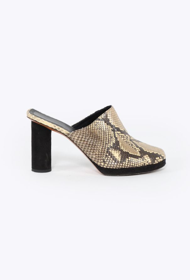 Céline Pre-Fall 2017 Snakeskin Mules - 1