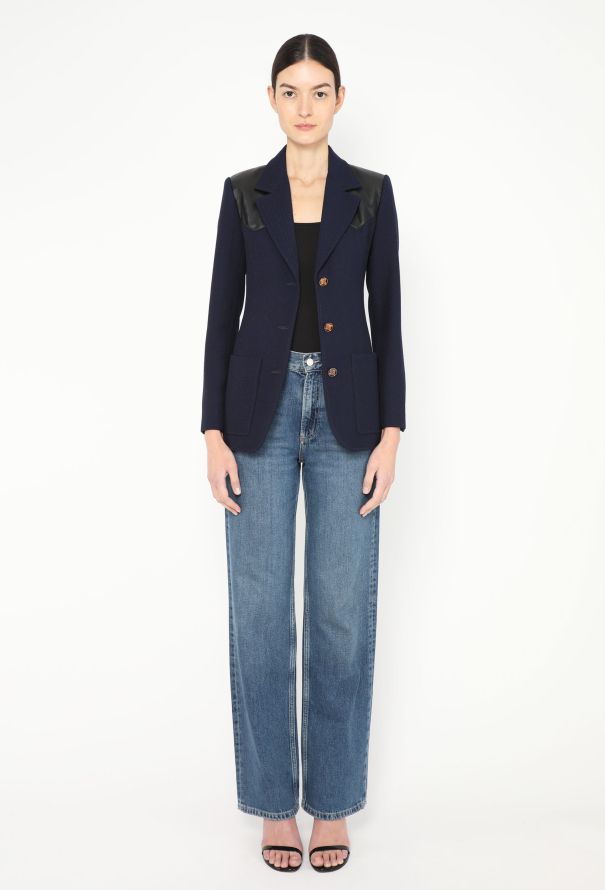 Louis Vuitton 2023 Twill Monogram-Lined Blazer - 4 Louis Vuitton 2023 Twill Monogram-Lined Blazer - 4