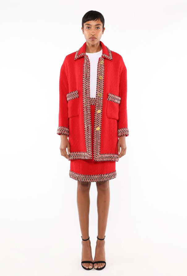 Chanel Braided Trim Tweed Coat, F/W 1990 - 5