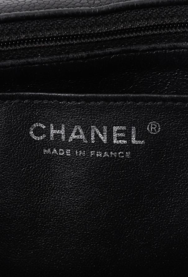 Chanel Black Caviar Jumbo Timeless Bag - 12