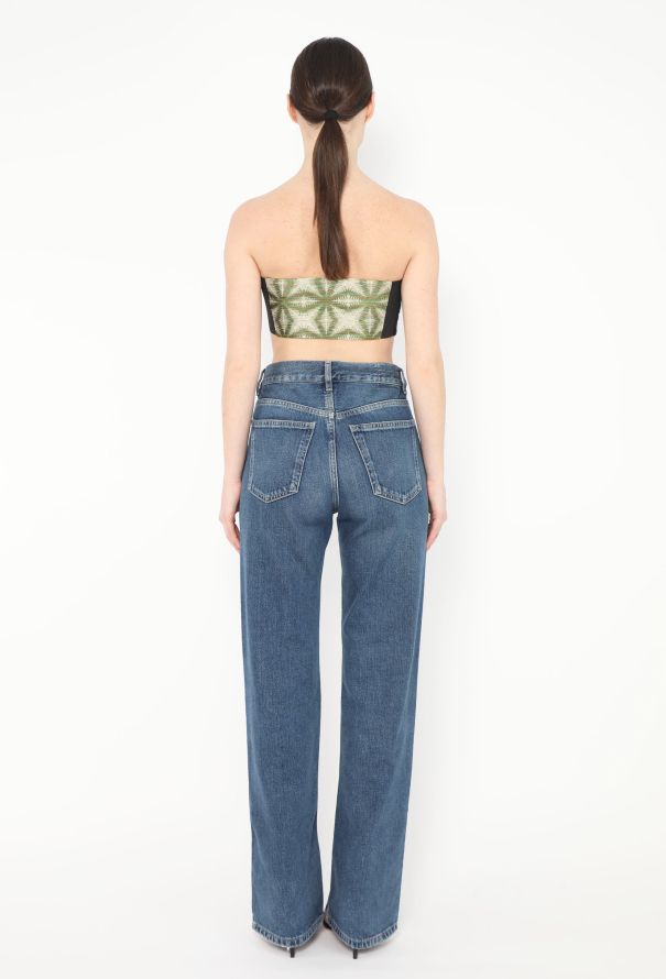 Dries Van Noten Woven Linen Bandeau Top - 3 Dries Van Noten Woven Linen Bandeau Top - 3