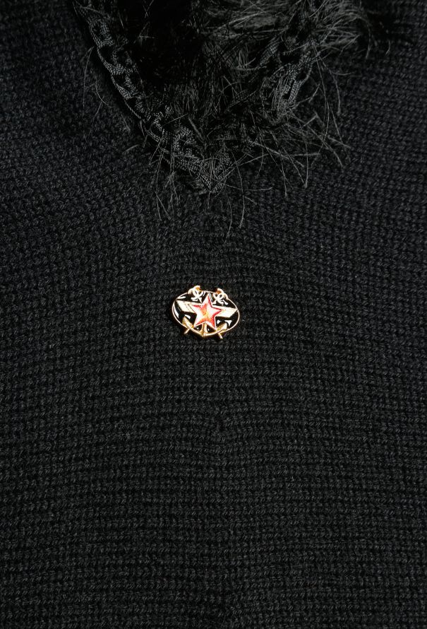 Louis Vuitton Poncho Black Leopard print Cashmere ref.619077