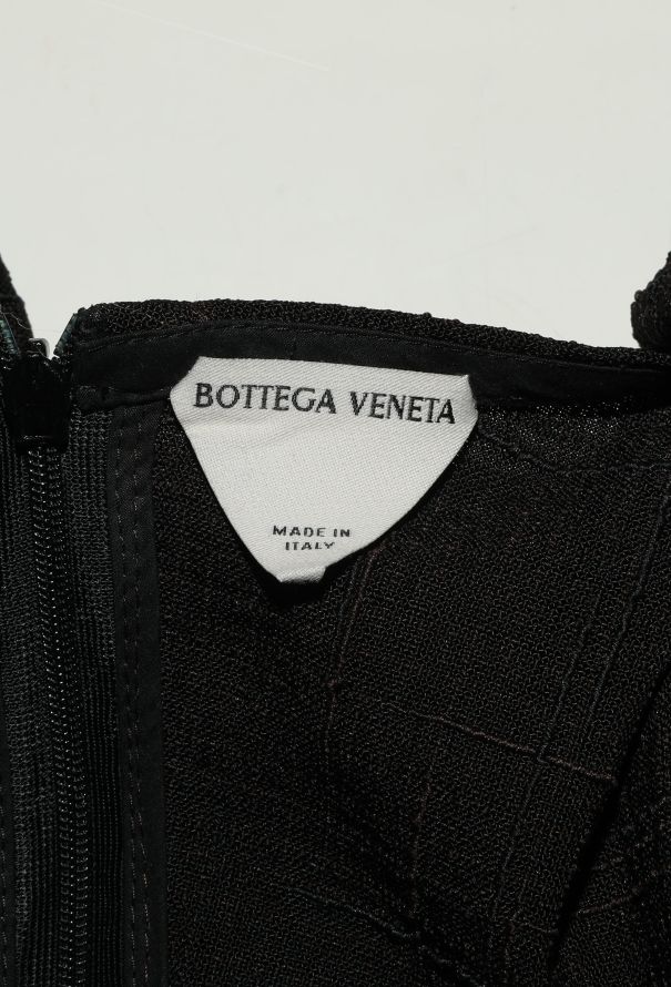 Bottega Veneta F/W 2023 Cinched Shoulder Bow Dress - 5